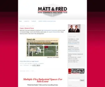 Mattandfred.com(Waterloo Commercial Real Estate) Screenshot