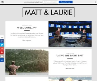 Mattandlauriecrouch.com(Matt & Laurie) Screenshot