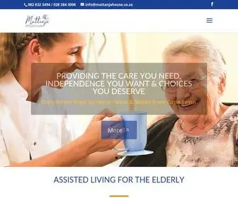 Mattanjahouse.co.za(Mattanja home assisted living for the elderly) Screenshot