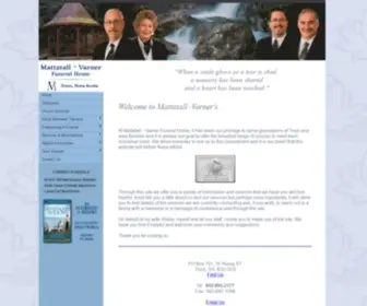 Mattatallvarnerfh.com(Varner Funeral Home) Screenshot