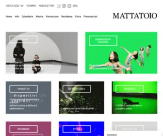 Mattatoioroma.it(Mattatoio di Roma (ex Macro Testaccio)) Screenshot