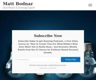 Mattbodnar.com(Matt Bodnar) Screenshot