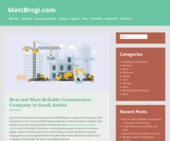 Mattbrogi.com(MattBrogi) Screenshot