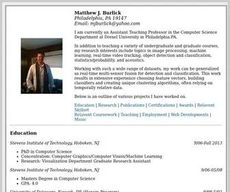 Mattburlick.com(Matt Burlick) Screenshot