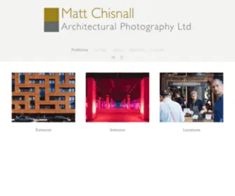 Mattchisnall.com(Matt Chisnall Architectural Photography London) Screenshot