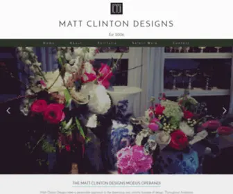 Mattclintondesigns.com(Matt Clinton Designs) Screenshot