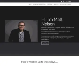 Mattcnelson.com(Matt Nelson) Screenshot