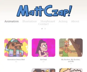 Mattczap.com(Matt Czap) Screenshot