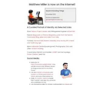 Mattdm.org(Matthew Miller) Screenshot