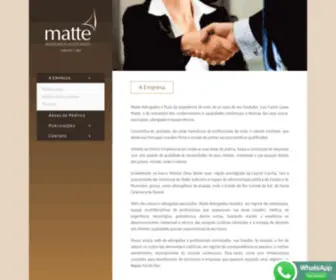 Matteadv.com.br(Matte Advogados) Screenshot