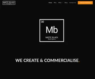 Matteblack.me(Matte Black Brand Agency) Screenshot