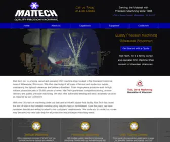 Mattechmachining.com(Mat-Tech Inc) Screenshot
