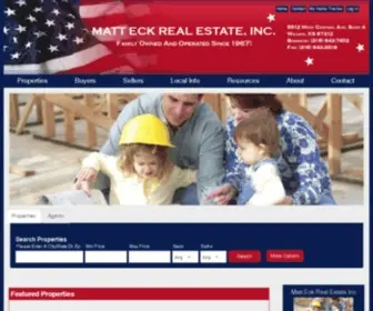 Matteck.com(Matt Eck Real Estate Inc) Screenshot