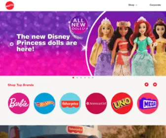 Mattel.com(Shop) Screenshot
