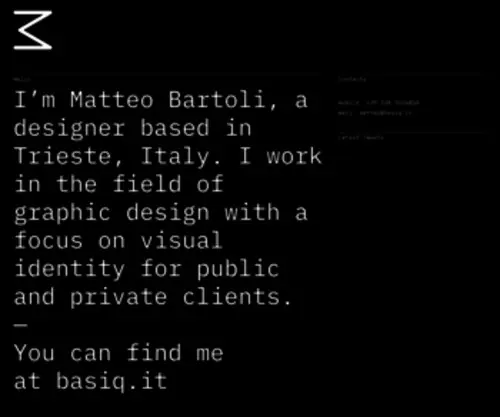 Matteobartoli.com(Matteo bartoli) Screenshot