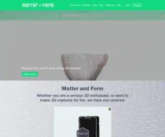 Matterandform.net(Matter and Form) Screenshot