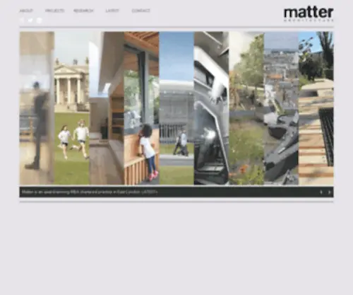 Matterarchitecture.uk(Matter Architecture) Screenshot