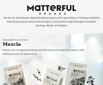 Matterfulbrands.com(Matterful Brands) Screenshot