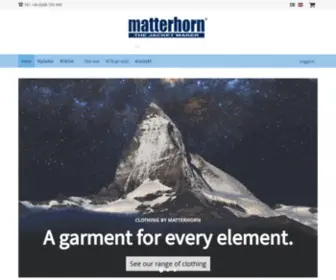 Matterhorn.se(Ytterkläder) Screenshot