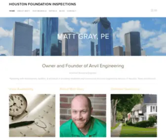 Mattgraype.com(Houston Foundation Inspections) Screenshot