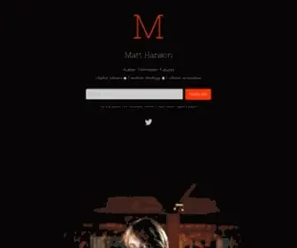 Matthanson.net(Early Warning System) Screenshot