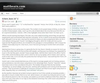 Matthearn.com(Bringing the awesome since 2002ish) Screenshot