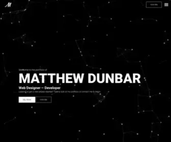 Matthewdunbar.com(Matthew Dunbar) Screenshot