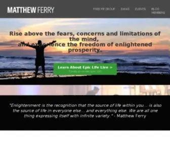 Matthewferry.com(Feel Good Now) Screenshot