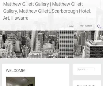 Matthewgillettgallery.com(Matthew Gillett Gallery) Screenshot