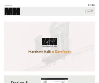 Matthewhall.info(Matthew Hall) Screenshot