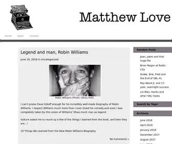 Matthewlove.net(Matthewlove) Screenshot