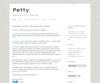 Matthewpetty.com(40ahem Englishman in the Middle East) Screenshot