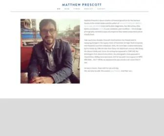 Matthewprescott.com(MATTHEW PRESCOTT) Screenshot