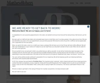 Matthewrobertsalon.com(Matthew Robert Salon) Screenshot