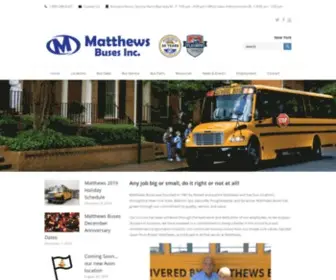 Matthewsbuses.com(Matthews Buses) Screenshot