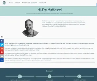 Matthewsetter.com(I'm Matthew Setter) Screenshot