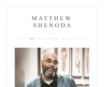 Matthewshenoda.com(Matthew Shenoda) Screenshot