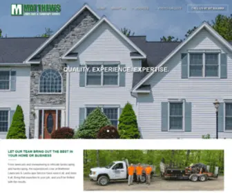 Matthewslawncareservice.com(Matthews Lawn Care & Landscaping Service) Screenshot