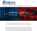 Matthewswallanchor.com Screenshot