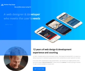 Matthewtapp.com(Freelance web designer & developer from Devon) Screenshot