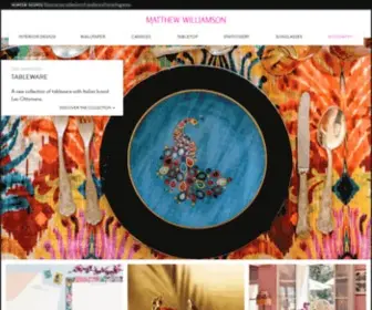 Matthewwilliamson.com(Matthew Williamson) Screenshot