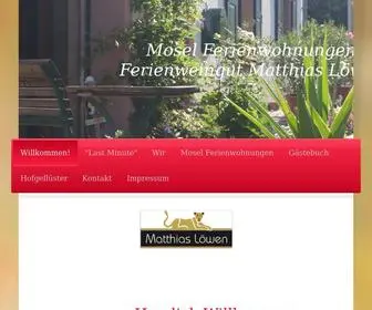 Matthias-Loewen.de(Weingeschäft) Screenshot