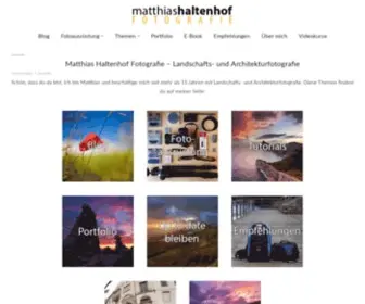 Matthiashaltenhof.de(Matthias Haltenhof Fotografie) Screenshot