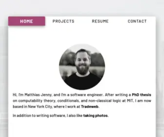 Matthiasjenny.com(Matthias Jenny) Screenshot