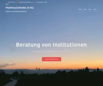 Matthiaszehnder.biz(Medien, Kommunikation, Beratung) Screenshot