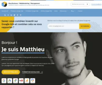 Matthieu-Tranvan.fr(Blog Business) Screenshot