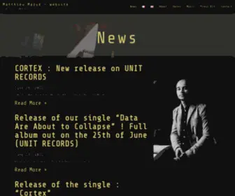 Matthieumazue.com(Matthieu Mazué) Screenshot