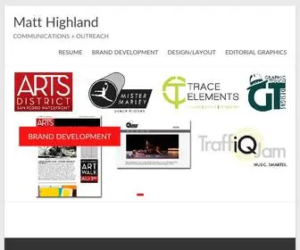 Matthighland.com(COMMUNICATIONS) Screenshot