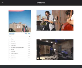 Matthullmusic.com(Matt Hull) Screenshot