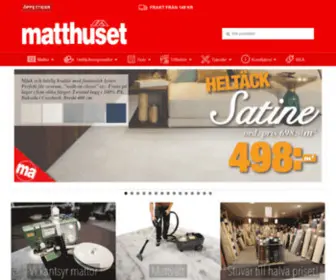 Matthuset.se(Malmö och Lunds största mattbutik) Screenshot